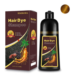 Fedulili Blonde Brown Hair Dye Shampoo 3-in-1 bottle-pump for effortless at-home color.