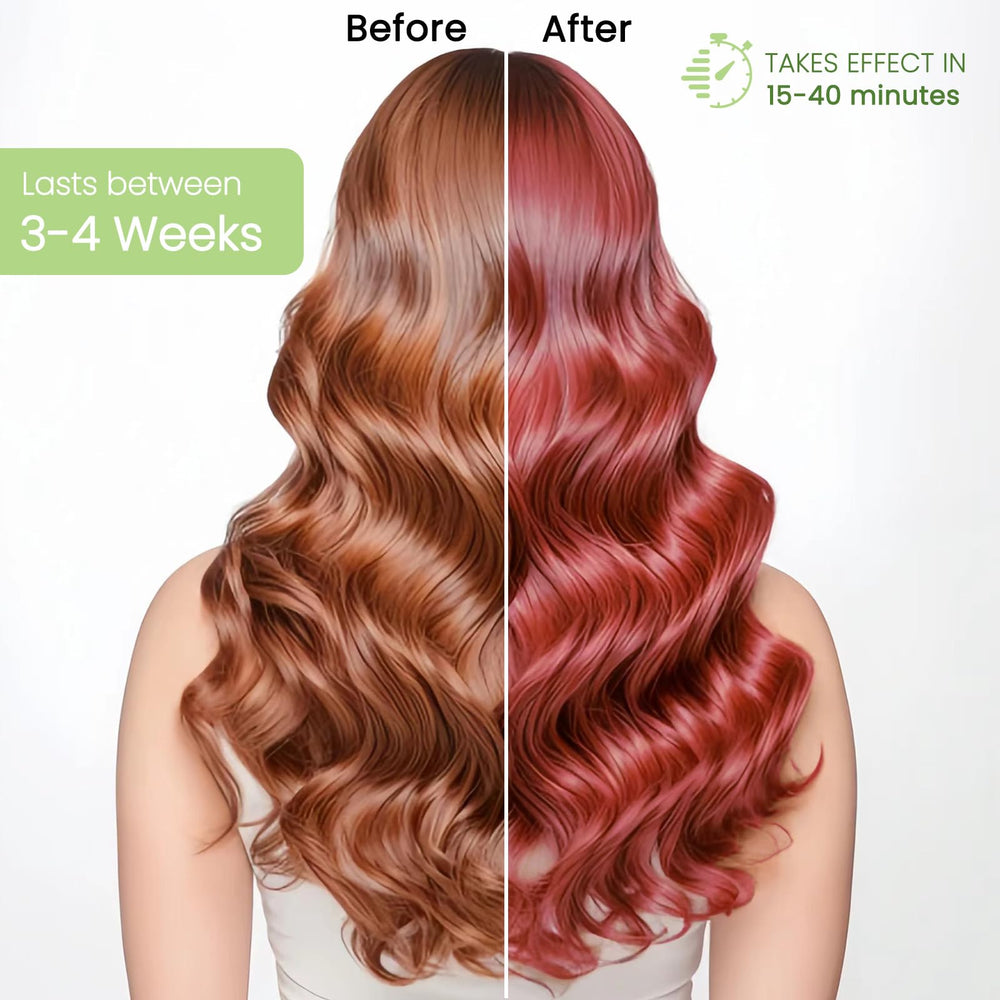 Fedulili Hair Dye Shampoo bottle with nourishing formula for shiny hair