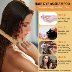 Fedulili wine red dye shampoo on finished hair with soft shine