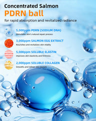 Label shows 5000ppm PDRN and 3000ppm salmon egg complex