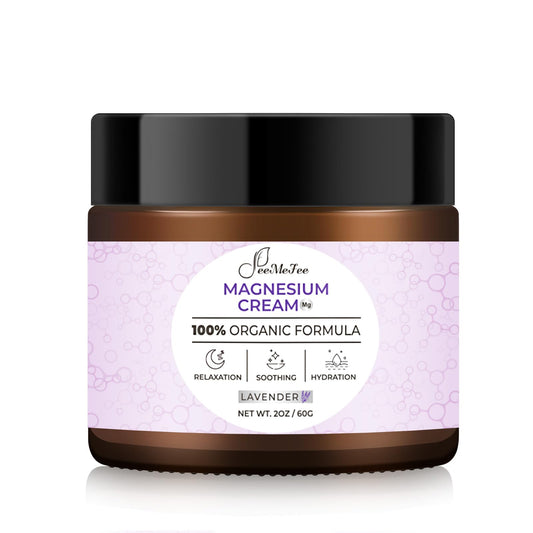 FeeMeFee Magnesium Lotion sleep bottle shows quick absorption for a restful night