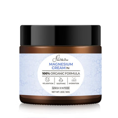 FeeMeFee magnesium lotion bottle for restful sleep and gentle muscle support.