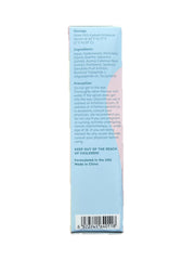 Open packaging reveals bottle, applicator, and simple usage guide.