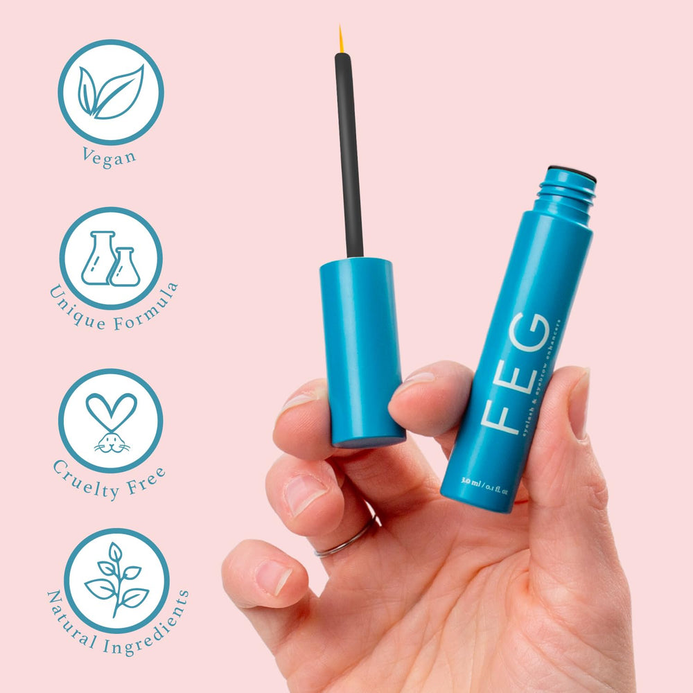 3ml FEG Pro Advanced bottle highlighting compact travel-friendly design