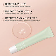 Close-up of FeiCuiYun lip butter application showing easy glide.