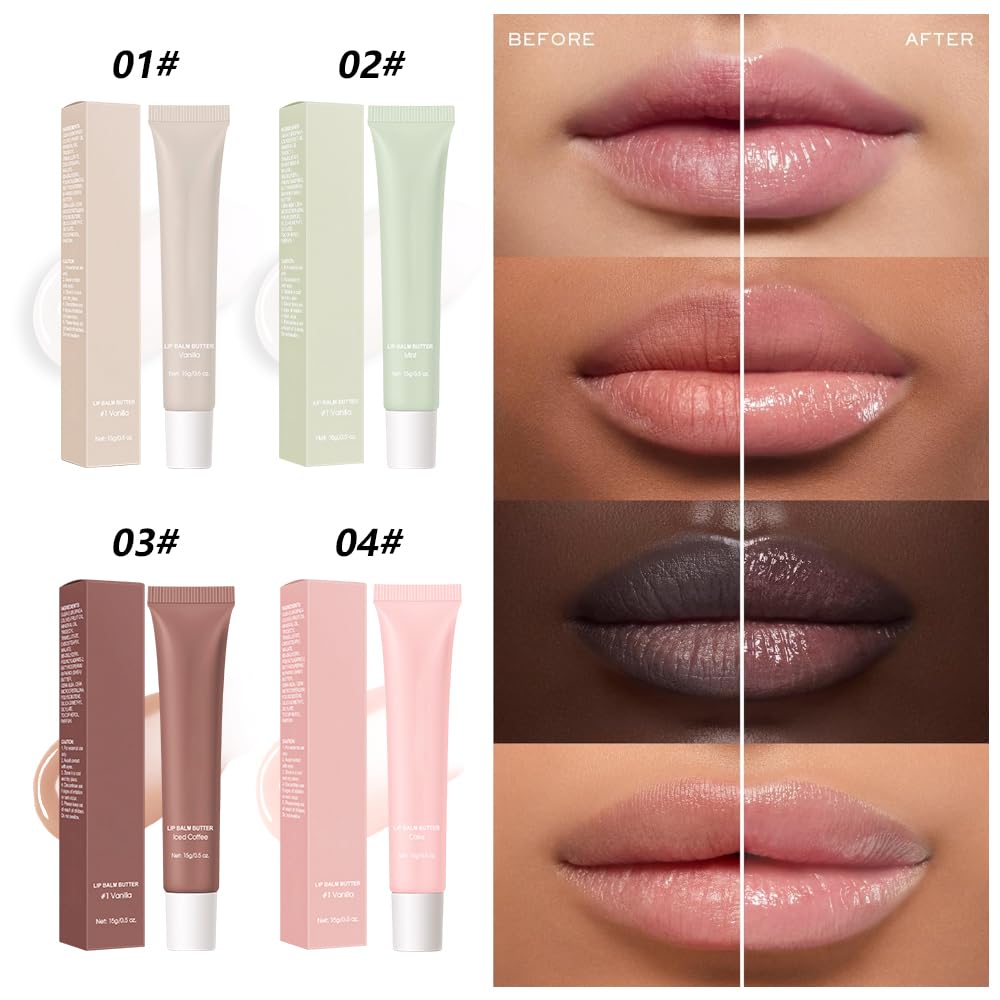 FeiCuiYun lip butter provides a glossy finish with subtle shine.