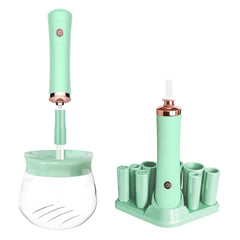 FEIMINI makeup brush cleaner spinner 2-in-1 for fast cleaning and drying.
