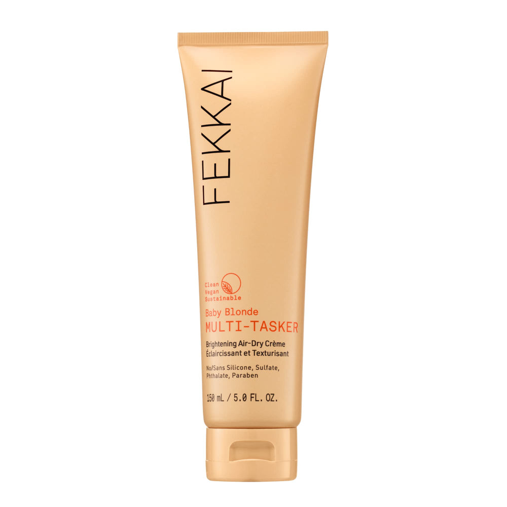 Fekkai Baby Blonde Brightening Air-Dry Creme bottle front attracts attention with radiance