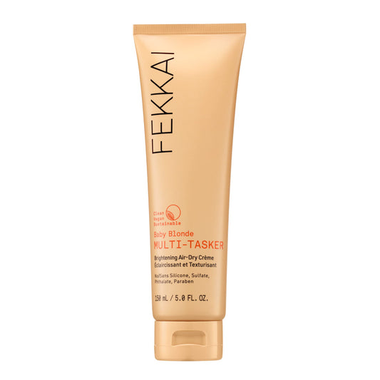Fekkai Baby Blonde Brightening Air-Dry Creme bottle front attracts attention with radiance