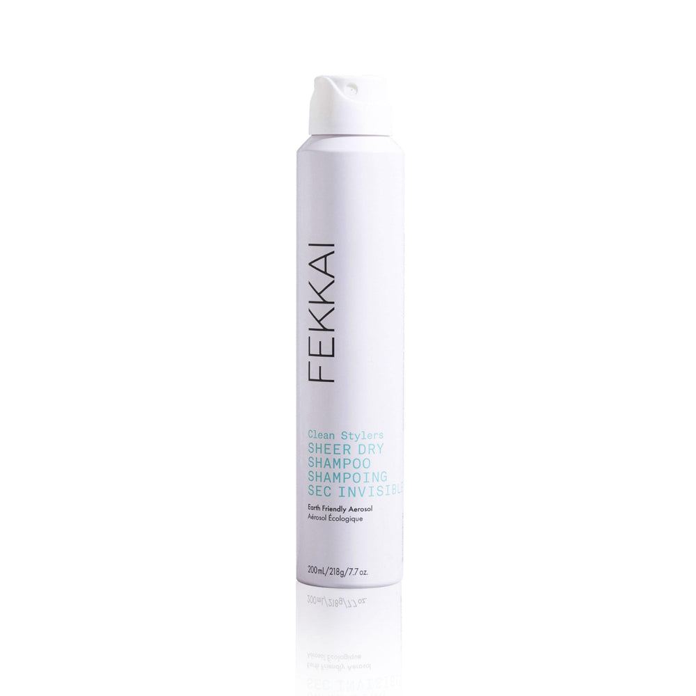 Fekkai Clean Stylers Sheer Dry Shampoo bottle ready for an oil-absorption refresh