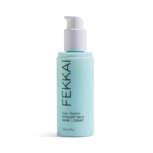 Fekkai Clean Stylers Straight Balm bottle promotes sleek, frizz-free results