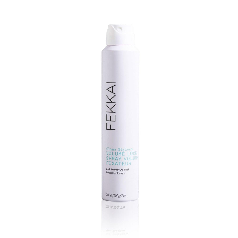 FEKKAI Clean Stylers Volumizing Hairspray bottle mist delivers long-lasting humidity resistance.