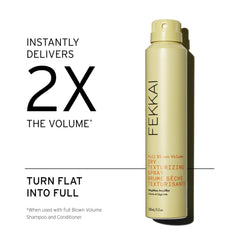FEKKAI spray bottle in action delivering root lift and texture.