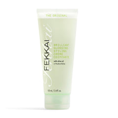 Fekkai Original Glossing Cream bottle boosts shine on damp hair.