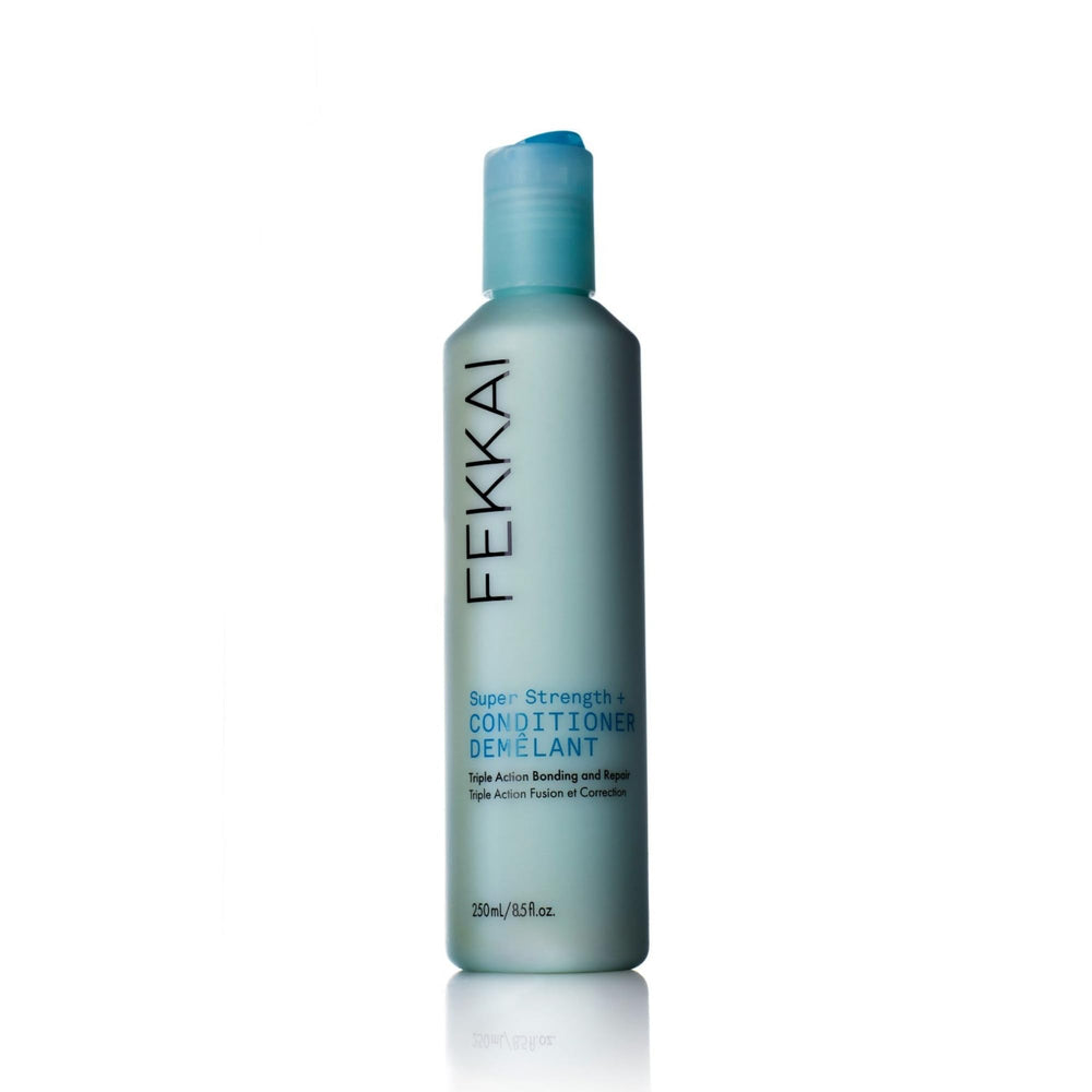 Fekkai Super Strength bottle front view highlighting PowerBond action for stronger hair