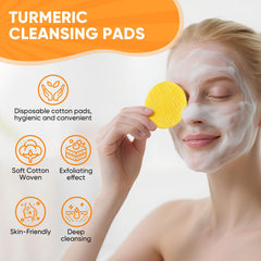 Femani turmeric kit laid out for a simple refreshing skincare routine