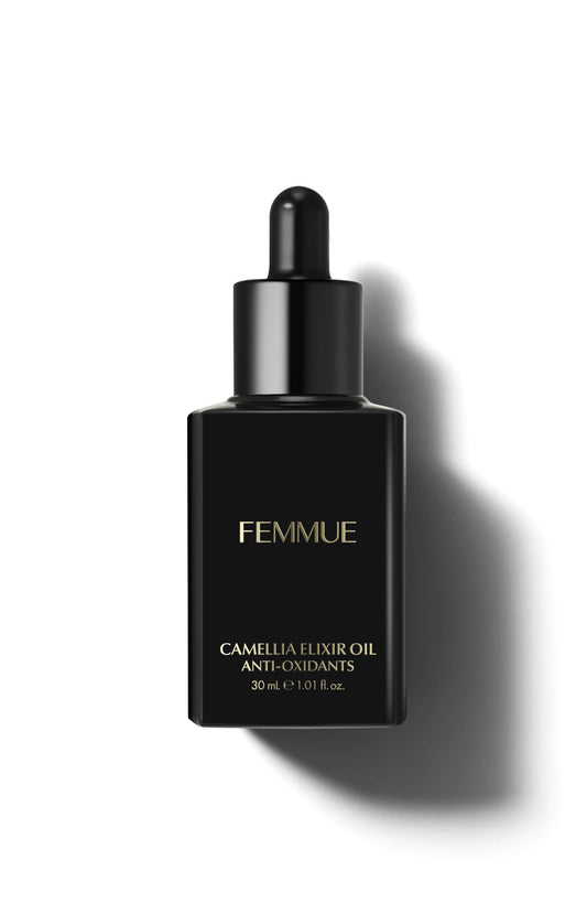FEMMUE Camellia Elixir Face Oil bottle for deep hydration