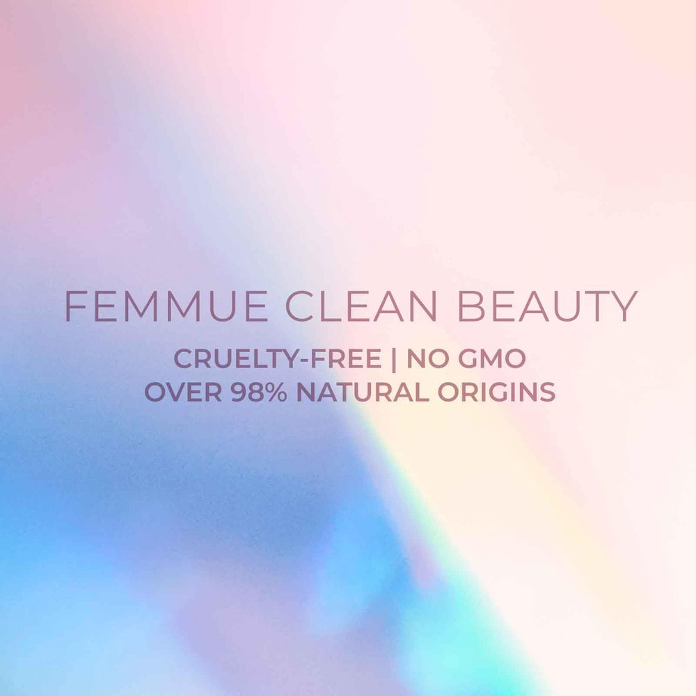 FEMMUE pH-balanced formula maintains skin balance during washing.