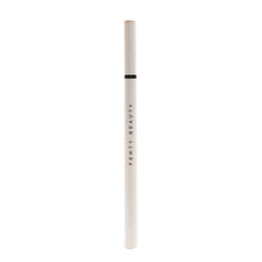 Fenty Beauty Brow MVP Soft Black swatch demonstrates waterproof, smudge-resistant wear.