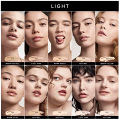 Blending application of Fenty Beauty Pro Filt'r Soft Matte Foundation 125