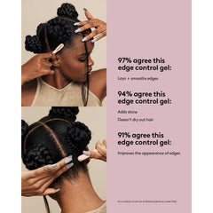 Fenty Edge Gel is easy to apply and style all day.