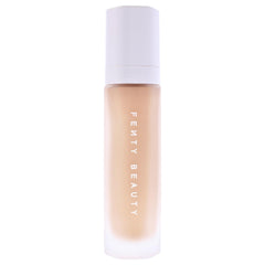 Fenty Soft Lit foundation blend demonstrates smooth, seamless application.
