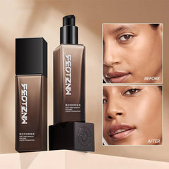 Feotznw Flawless Finish ivory-beige shade swatch with neutral-cool undertones.