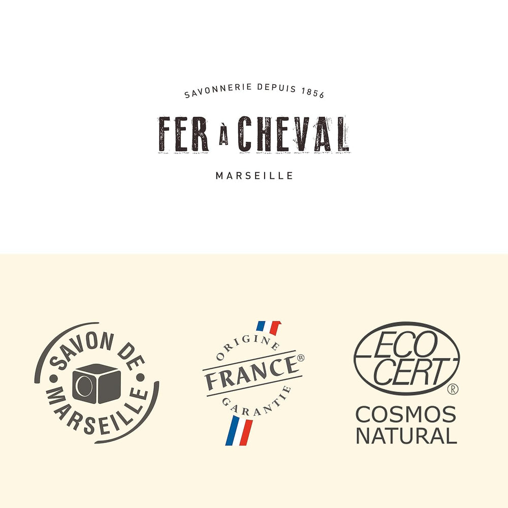 Fer à Cheval ingredients highlight sodium olivate and aqua for a pure, gentle cleanse.