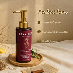 FERMELUXE full-body application on arms and legs.