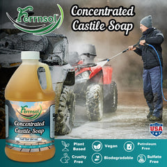 Ferrnsol concentrated cleaner dilution guide shows flexible home use.