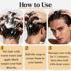 FHH bar ingredients and natural extracts support scalp nourishment.
