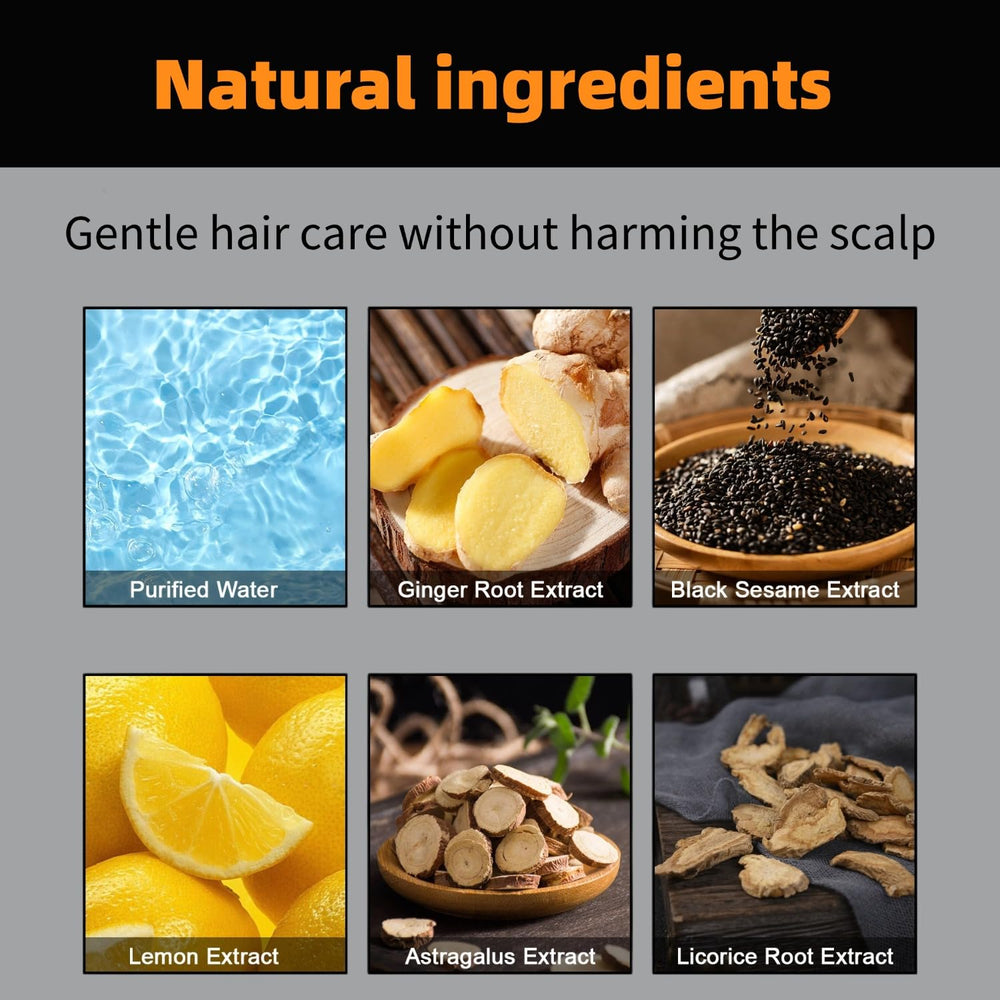 FHH Root Activator Shampoo with leaf extract highlighted.