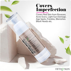 Fifth & Skin Espresso foundation with vanilla scent for a pleasant application