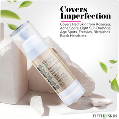 Seamless blend into cheekbone for an even complexion