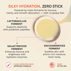 Fig.1 Hydrating Toner application on skin shows lightweight, fragrance-free hydration.