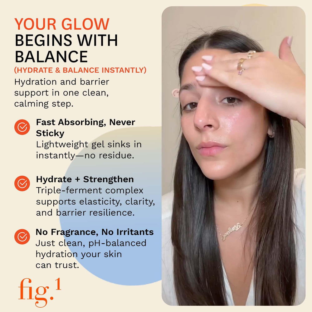 Fig.1 Hydrating Toner refill cap highlights easy, sustainable refill system.