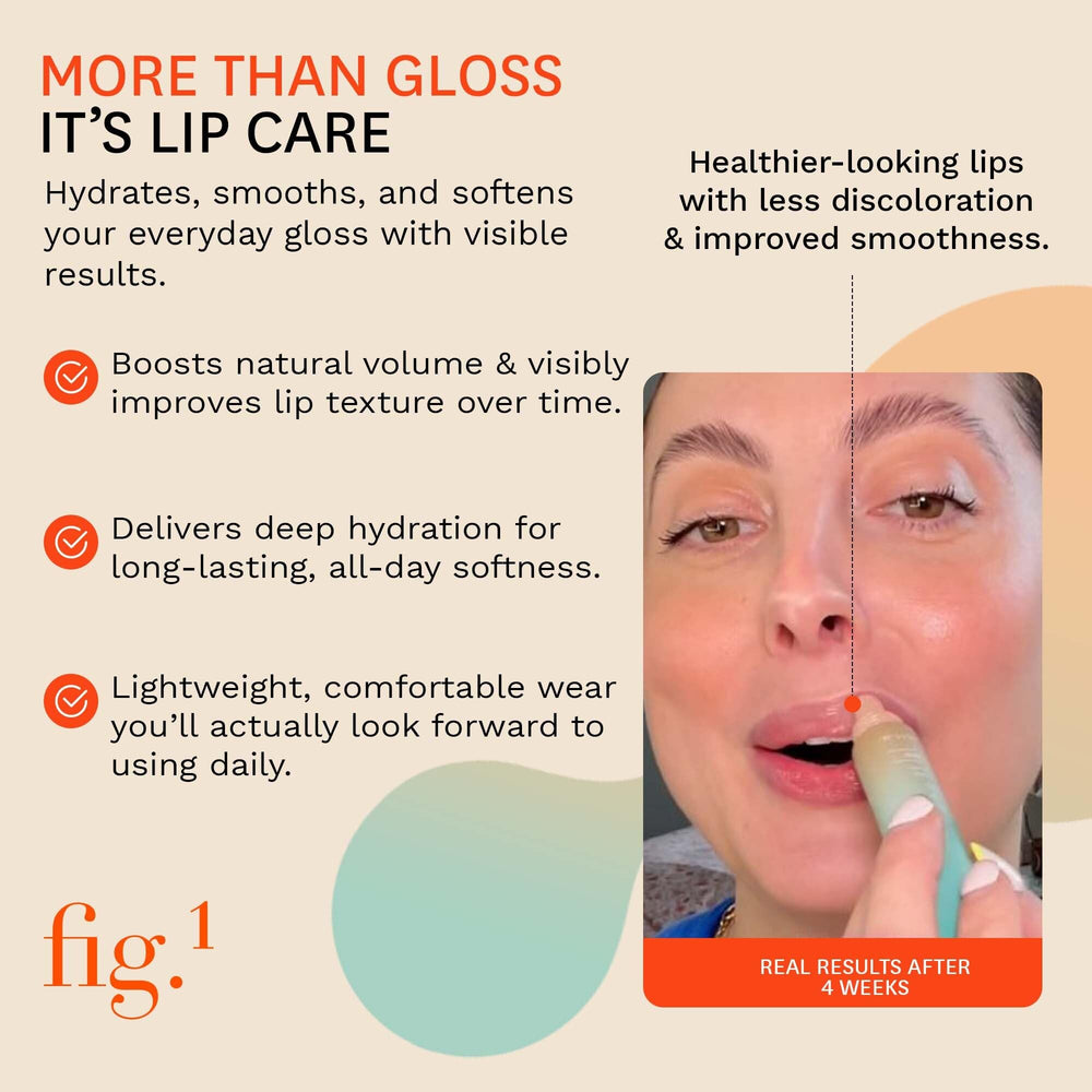 Fig.1 mint cooling lip gloss conveys refreshing sensation and moisture