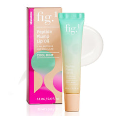 Fig.1 peptide plump lip oil bottle showcases plush hydration for smooth lips
