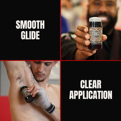 Fight Scrub ingredients image highlights baking soda and magnesium for natural odor control.