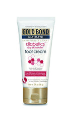 Fiico Gold Bond Foot Cream tube close-up highlighting rich moisture for dry feet