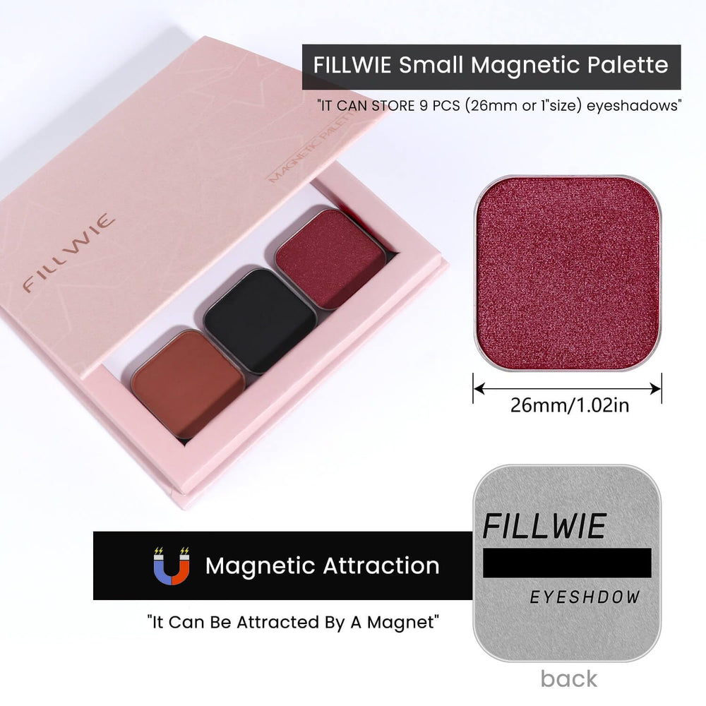 Fillwie buildable color lets natural or glam looks in one palette.