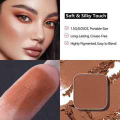 Fillwie long-lasting eyeshadow formula provides all-day wear without creasing.