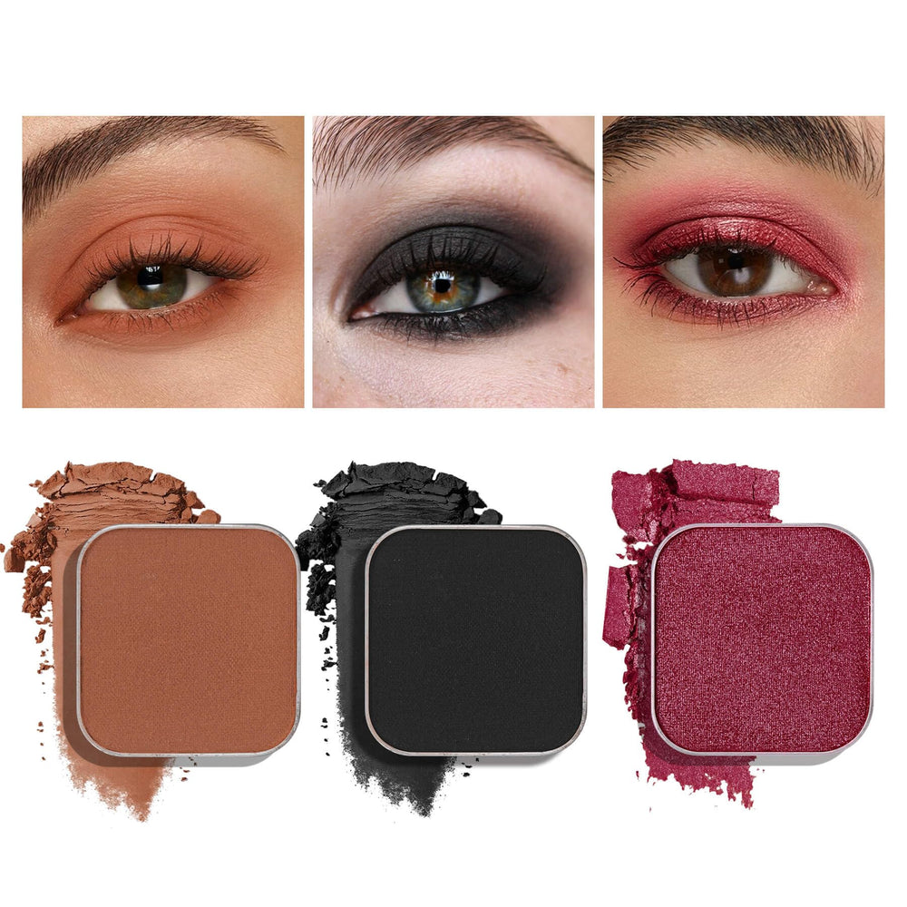 Fillwie silky powder eyeshadow texture for smooth blending and even color payoff.