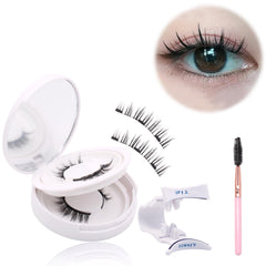 FindLove magnetic eyelashes natural look close-up for a subtle daytime effect.