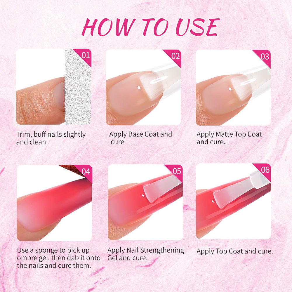 Finger Secret blooming gel effect provides vibrant color with subtle glow on nails.