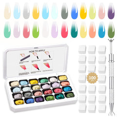 Finger Secret ombre gel polish set packaging for easy at-home use