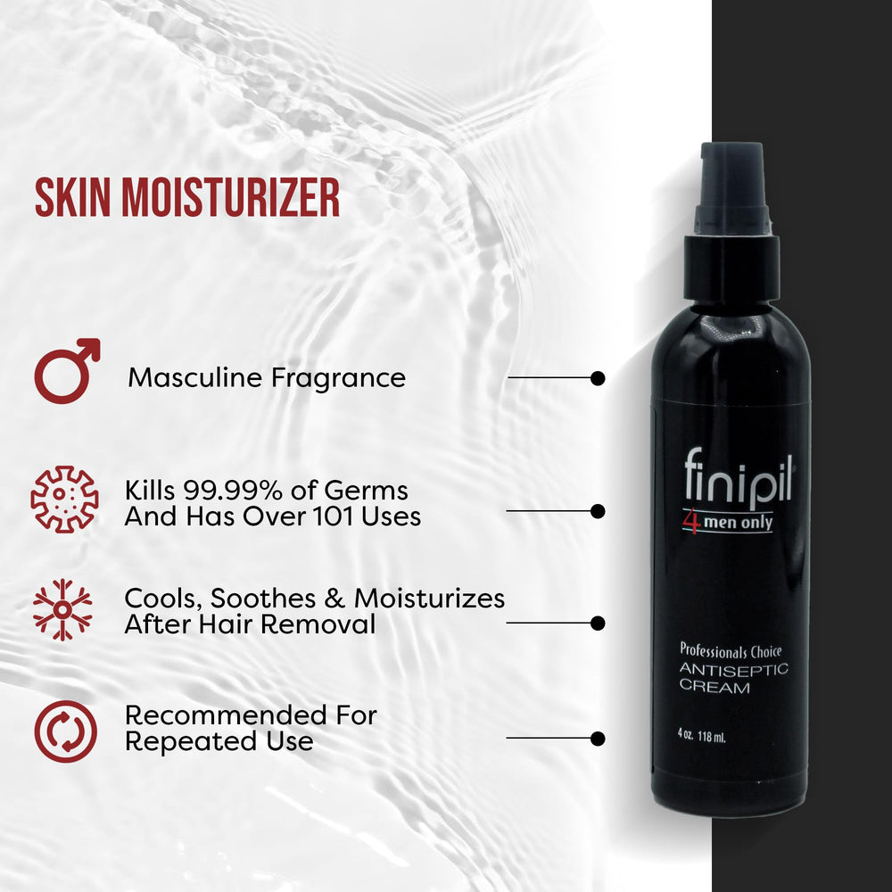 finipil close-up of cream texture showing clear formula and hygienic design