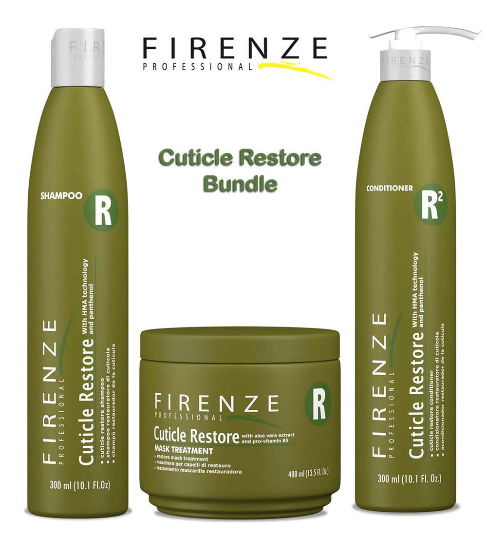 Firenze Professional Cuticle Restore product highlights HMA technology delivering gradual nutrient release.