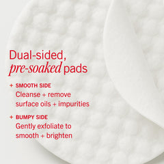 First Aid Beauty Facial Radiance Pads in use during morning skincare routine