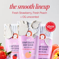 First Aid Beauty KP Bump Eraser ingredients highlight glycolic and lactic acids